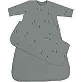 GUNAMUNA Long-Sleeve Sleep Sack for Babies and Toddlers, Wearable Sleep Bag, Easy Diaper Changes, Soft Rayon, 2.5 TOG