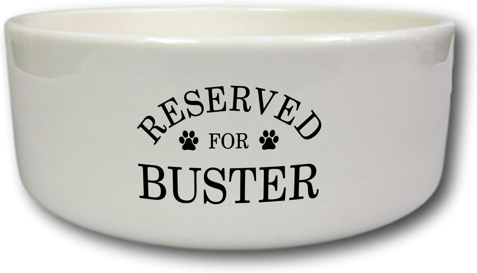 the T bird Personalised Pet Bowl | Reserved for | New dog present | Cat bowl | pet bowl animal bowl | Ceramic pet bowl | Pet Accessories (Small Bowl)