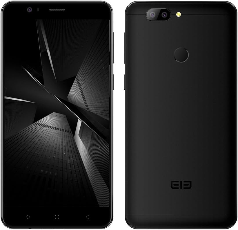 Elephone P8 3D Unlocked 4G Smart Phone 5.5-Inch FHD Screen Android 7.0 MT6750T Octa-core 4GB RAM 64 GB ROM Front Camera 16MP Back Cameras 13MP+2MP 4050mAh Fingerprint Mobile Phone (Black)
