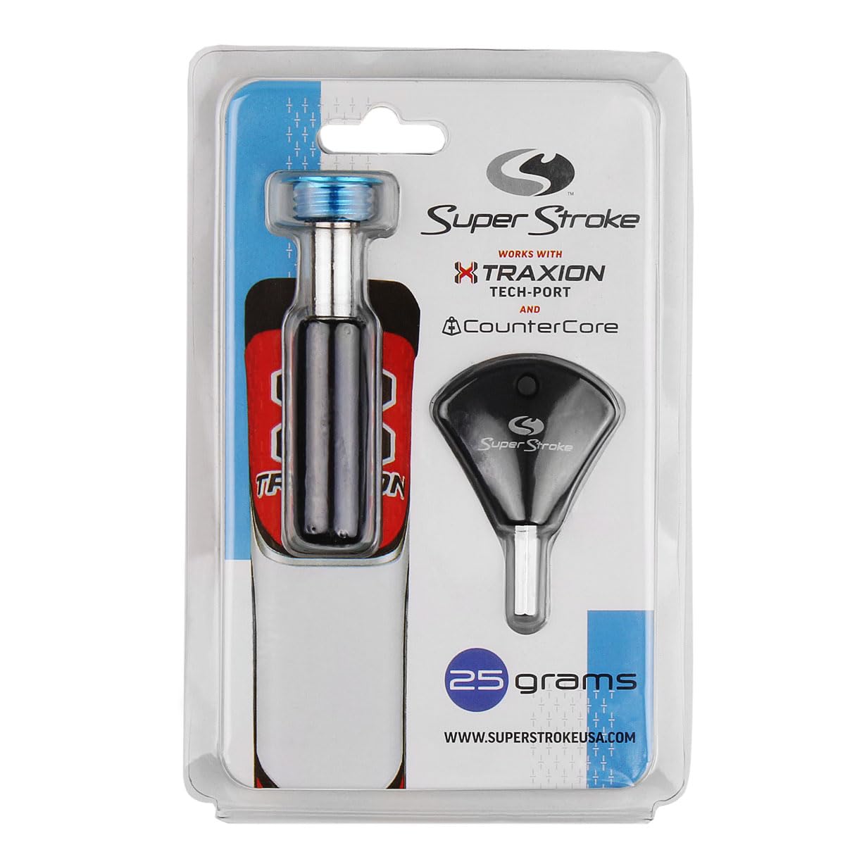 Super Stroke Unisex Counter Core Putter Grip Weight, Silver, 25 g UK