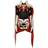 Yejue Women Cosplay Costume Dress with Cloak Full Set for Party Halloween Outfit