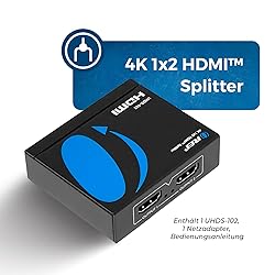 OREI UltraHD 4K @ 60 Hz 1 x 2 HDMI Splitter 1 in 2