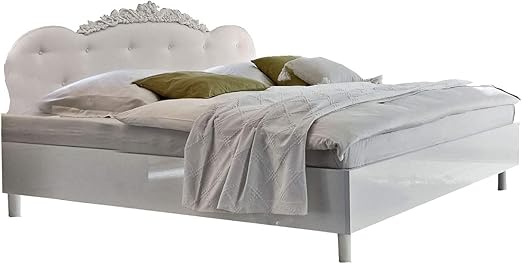 Libelle Love Weiss Matt Und Lackiert Schlafzimmer Design Bett 180 Amazon De Kuche Haushalt