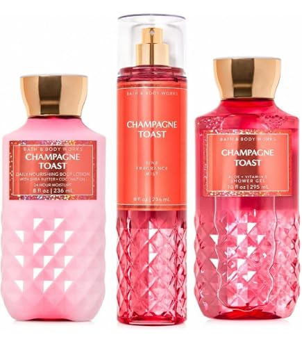 Amazon.com : Bath & Body Works CHAMPAGNE TOAST set of 4 - fine