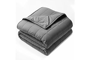 XJIPL Weighted Blanket for Adults, Grey Cooling Heavy Blanket for Sleeping Perfect for 190-210 lbs, Queen Size Breathable Bla