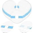 48 Packs Shower Waterproof Patch Transparent Adhesive Patches Waterproof CGM Sensor Covers Protectors for Precut Clear Overpatch Tape Sticker with Hole for Shower Swimming Cycling Running (Blue)