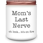Homsolver Gifts for Mom from Daughter Son, Best Mom Gifts, Funny Mom, Birthday Thanksgiving for Mom Stepmother Adoptive Mother, Mom's Last Nerve