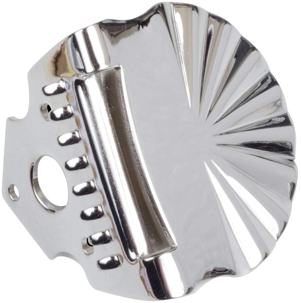 Golden Gate GR1060 M-134 Vintage Scalloped Tailpiece - chrome