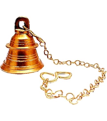 Cadena De Pared De Latón Con Diseño De Loro - Decoración Antigua Para Hogar O Templo, 25.4 Cm De Alto