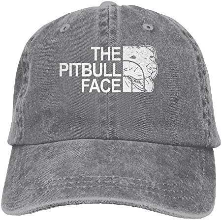Funny Pitbull Unisex Adjustable Sport Cowboy Hat