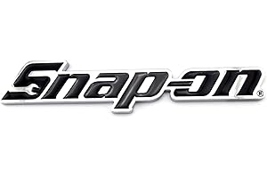 55555 200 mm Plastic Chrome 3D Letter Logo Nameplate Snap Tool Box Name Decal, chrome and black (JC-LOG858)