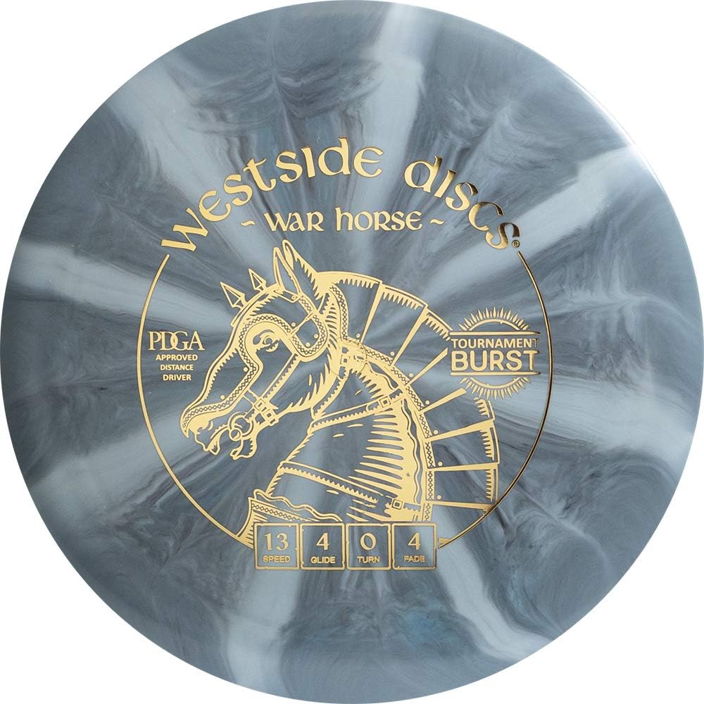Westside Discs Tournament Burst War Horse Distance Driver Golf Disc [Colors May Vary]