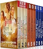 9 Books Mail Order Brides Head West Boxset : Clean and Wholesome Romance 2 Series Bundle- Includes One Unpublished NEW SERIES