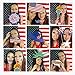 KODOO 39 Pcs 4th of July Photo Booth Props Patriotic Party Props for American Independence Day Party Decorations