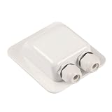 Waterproof ABS Double Cable Entry Gland for Solar Panels,Motorhomes,Caravans,Boats- for All Cable Types 6mm² to 12mm²