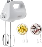 Kenwood Hand Mixer Electric Whisk 5 Speeds 450W HMP30.A0WH White view 1