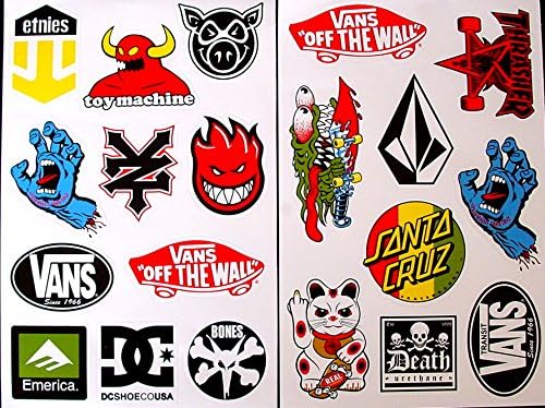 2 Sheets of Motocross MX Stickers Pre Cut Self Adhesive Vinyl 8909