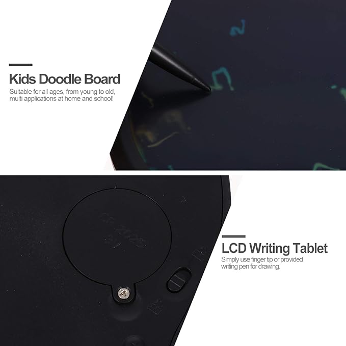 Amazon Exceart 液晶ライティングボードパッドタブレット8 男の子と女の子のための教育学習おもちゃを旅行する子供のための5インチの描画パッドカラフルな画面の落書きボード お絵かき おもちゃ