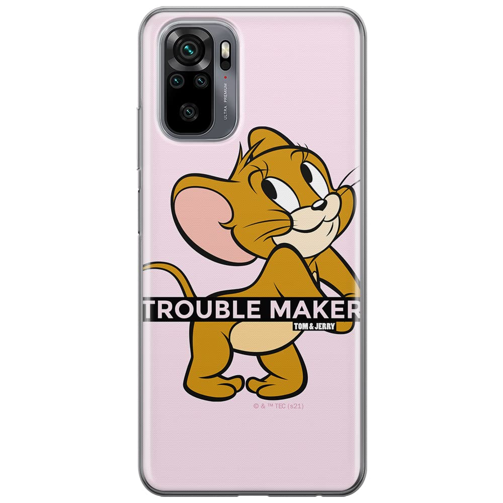 ERT GROUP mobile phone case for Xiaomi REDMI NOTE 10/ 10S original and officially Licensed Tom & Jerry pattern 012 optimally adapted to the shape of the mobile phone, case made of TPU — image 1