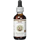 Hops Alcohol-Free Liquid Extract, Organic Hops (Humulus Lupulus) Dried Flower Glycerite Hawaii Pharm Natural Herbal Supplement 2 oz