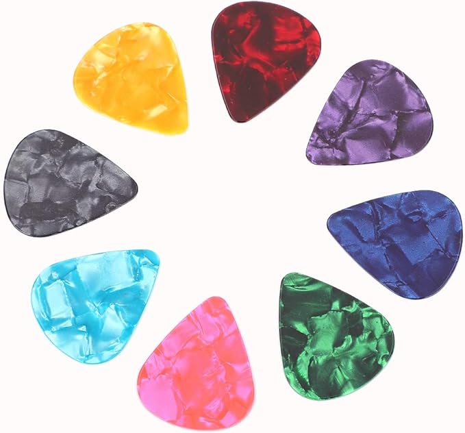Fafeims Guitar Picks, 0.9mm Guitar Plectrum Celluloid