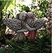 WFG Miniature Fairy Garden Best Friends - White, Pink Resin Statues - Pair of 2 Fairy Figurines - Painted Finish - Tabletop - All Seasons