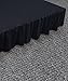 Utopia Bedding Bed Ruffle - Easy Fit with 16 Inch Tailored Drop - Hotel Quality, Shrinkage and Fade Resistant (King, Black)