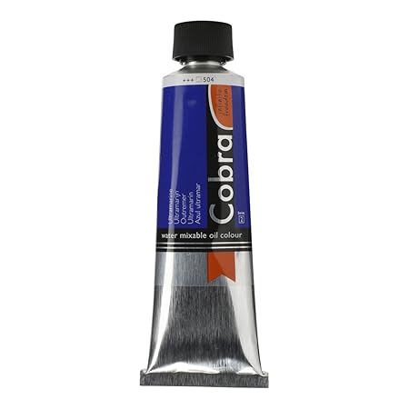 Cobra Water Mixable Oil Paint 40ml Ultramarine Series 2 Amazon Co