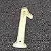 Bebarley 4 Inch Premium Bright Solid Brass Door House Numbers and Street Address Plaques Numbers for Residence and Mailbox Signs.