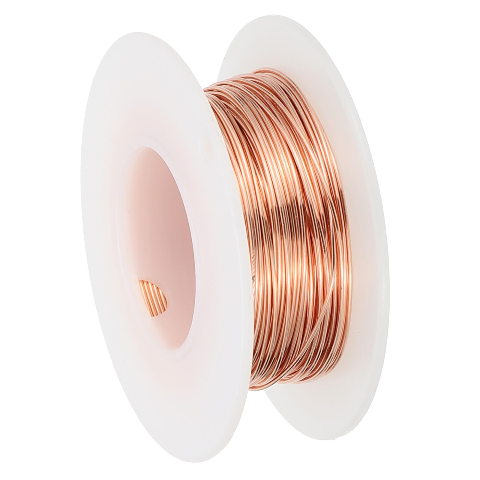 PATIKIL 22 Gauge 99.9% Copper Wire, 20m/65.6ft Pure Copper Flexible Wire Coil 0.6mm Craft Wire for Jewelry Making Beading Garden Plants