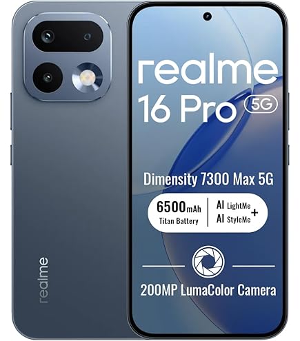 Amazon.com: Realme GT 7 Dual-SIM 256GB ROM + 12GB RAM (GSM Only