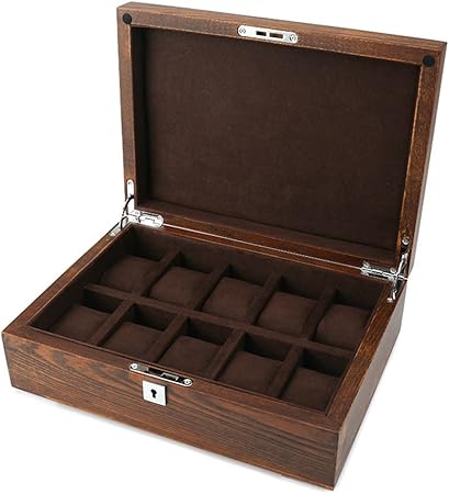 Organizador de cajas de reloj Lujo 10 Relojes Tragamonedas Caja de reloj Caja de reloj con