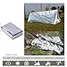 EZYoutdoor Emergency Thermal Blankets (2-Pack), Silver 82.6”x55”, Survival Gear for Adults & Kids, Mylar Blankets Reflective,Material Conserves Heat,Bug Out Bags, First Aid Kits, Car Emergency Kitthumb 1