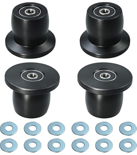 Qty.4 Machined Wheels/Rollers Compatible Total Gym Replacement Qty.4 Machined Wheels/Rollers Compatible Total Gym Replacement