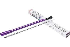 HUDIEFLY Long Cigarette Holder for Women - Extendable and Functional as Cigarette Filters with Natural Filter Stone | Detachable for Cleaning | Fits All Standard Size 25 mm Cigarettes