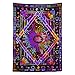 BLEUM CADE Tie Dye Purple Burning Sun Tapestry Psychedelic Celestial Sun Moon Planet Bohemian Tapestry Wall Hanging Mandala Boho Hippie Tapestry