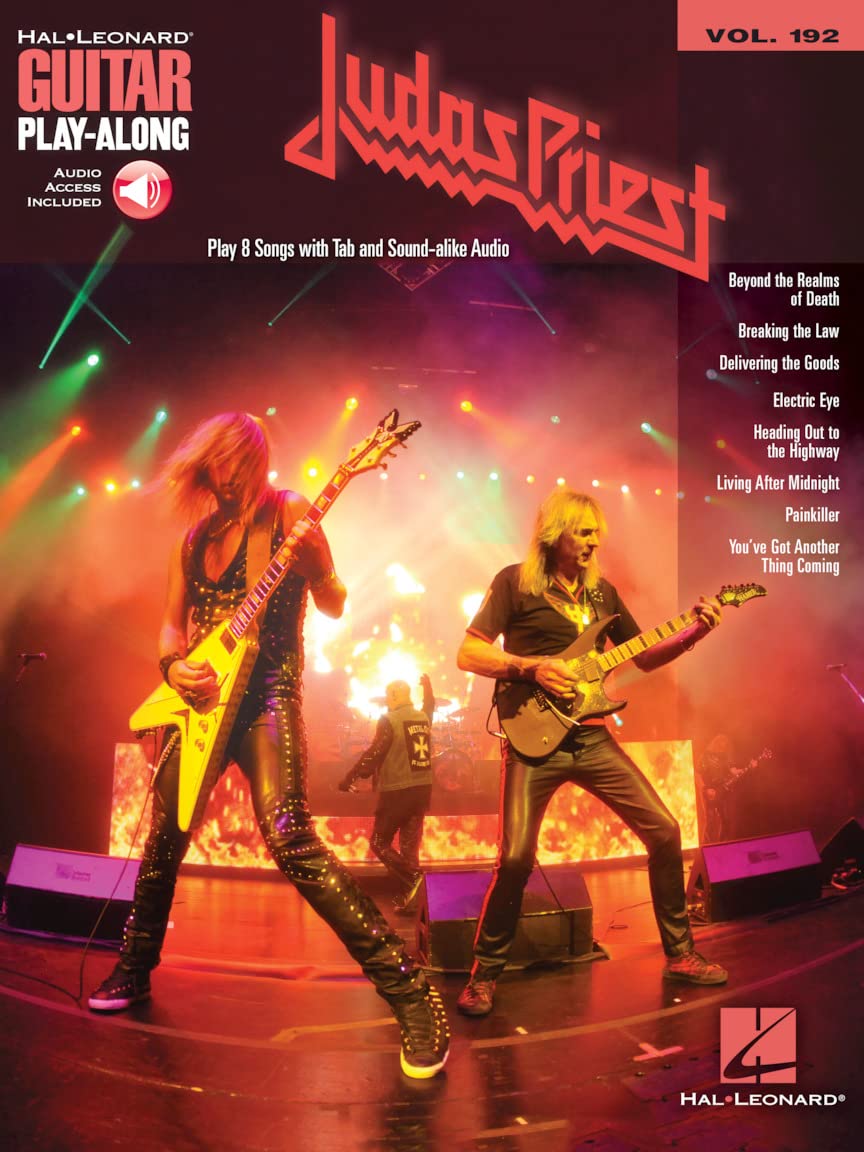 Judas Priest: Guitar Play-Along Volume 192 (Hal-Leonard Guitar Play-Along, 192)