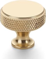 Amerdeco 10 Pack Gold Knurled Cabinet Knobs Kitchen Drawers Dresser view 2
