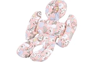 TOPOQ Baby Stroller Insert Stroller Head and Body Support Cushion Car Seat Insert Universal Pram Seat Cushion Stroller Liner Pushchair Seat Cushion Pad for Baby High Chair Buggy Bassinet