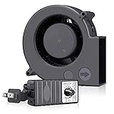 Wathai 97 x 33 mm 12V Blower Fan Dual Ball 110V