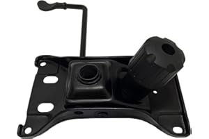 HYEJDRV Heavy Duty 500LBs Office Chair Tilt Control Mechanism Replacement Parts, Office Chair Swivel Tilt Base W/6" x 10.2" Mounting Holes - Black