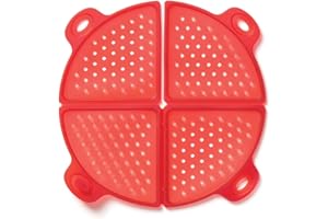 Starfrit Foldable Silicone Splatter Guard 15" Diameter, Red