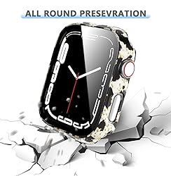 6 Pack Hard PC Case Compatible with Apple Watch