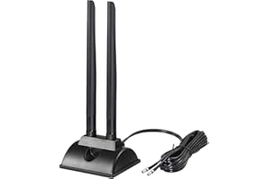 Bingfu 4G LTE Antenna 6dBi Magnetic Base MIMO TS9 Antenna Compatible with Verizon AT&T T-Mobile Sprint 4G LTE Mobile Hotspot 