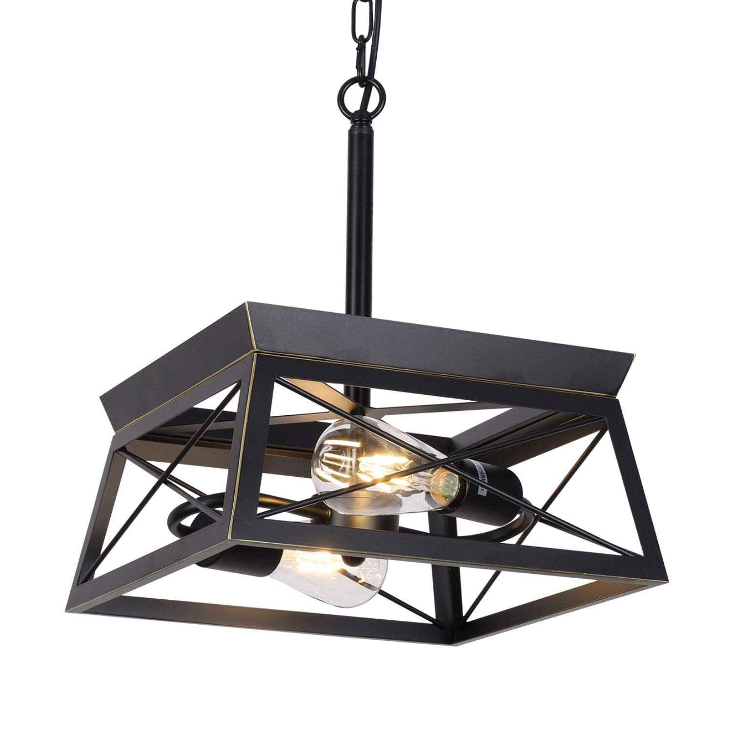 HMVPL Industrial Pendant Lighting Fixtures, Farmhouse Swag Chandeliers