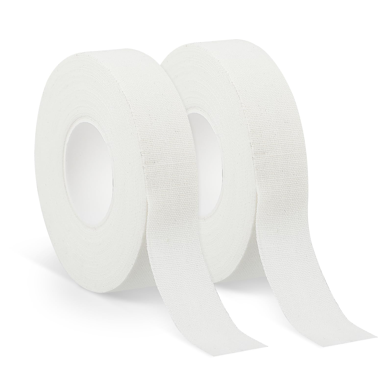 Finger Tape, White Extra Strong 0.6-Inch x 32-feet Athletic Tape for Fingers Feet Sweat Volleyball Finger Tape for Outdoor Sports Climbing Football (2)