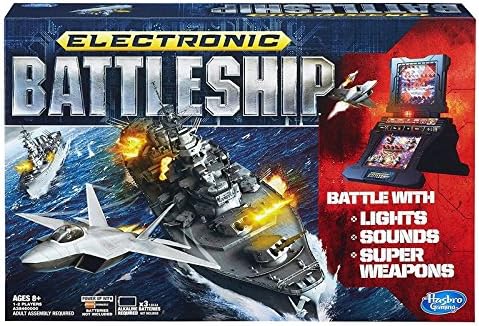 Hasbro Battleship -Electronic Game-Battle with Light, Sound & Super Weapons for 8+ ys