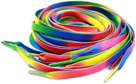 Bunte Schnürsenkel Mit Sternenhimmel-Muster - Flache Schuhbänder Für Sneaker