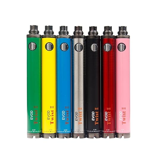 1PC Evod Twist 2 1600mah Battery Upgrade Evod Variable Voltage 3.3v-4.8v Random Color