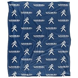 Washburn University Ichabods Blanket, 50"X60" Logo